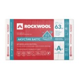 Звукоизоляционная плита Акустик Баттс,1000х600х100 мм 5 штук, Rockwool