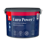 TIKKURILA Euro Power-7 (База А) белый Краска моющаяся для стен и потолков 9л