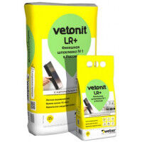 Weber Vetonit LR + Шпаклевка Финишная полимерная Ветонит ЛР + 20 кг